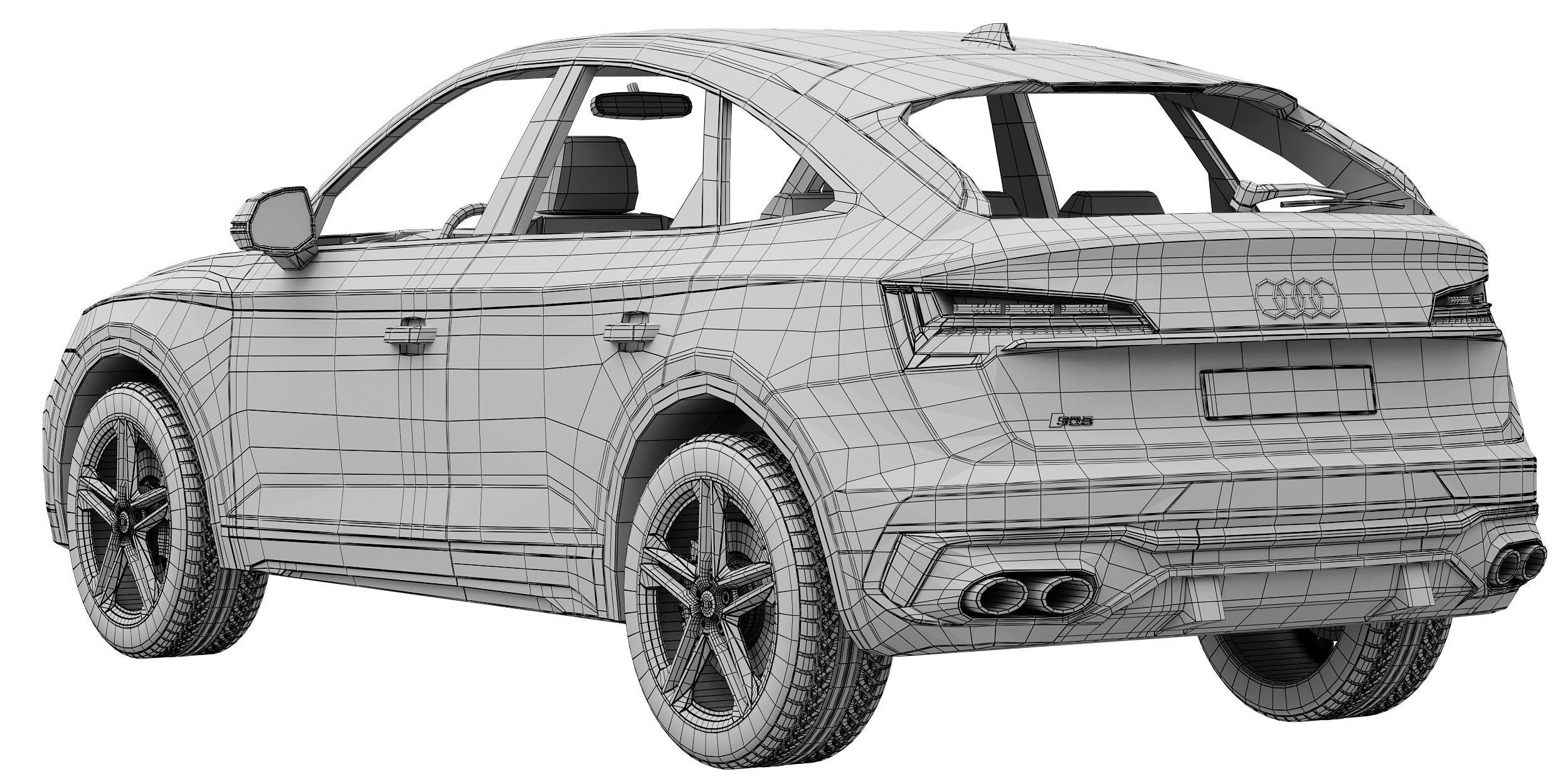 Audi SQ5 sportback 3D model_15
