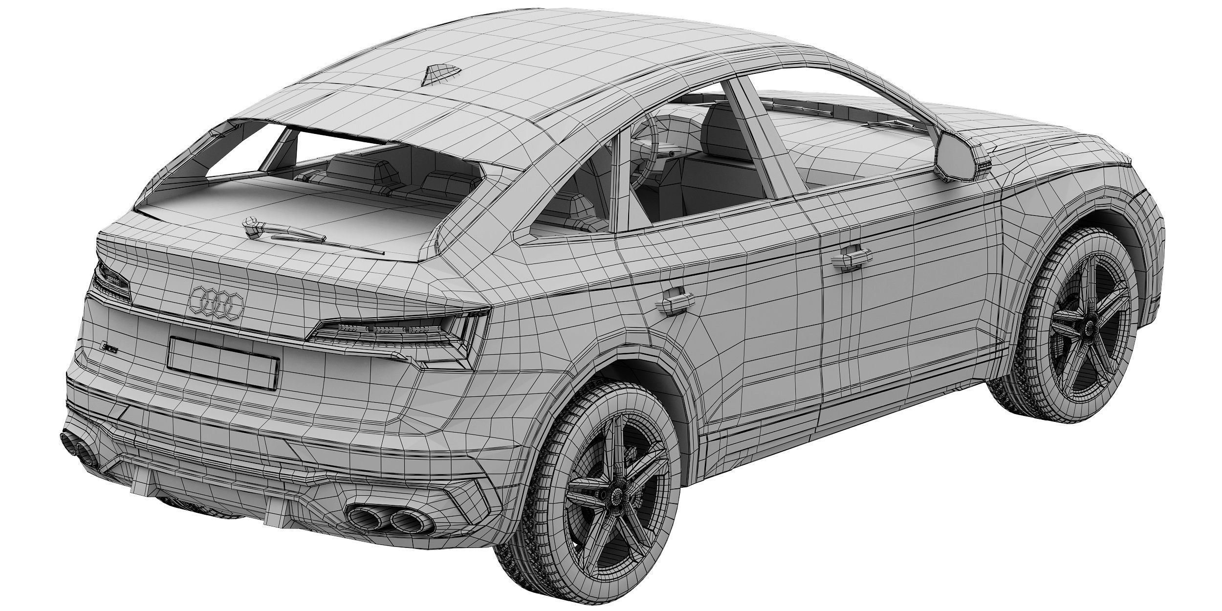 Audi SQ5 sportback 3D model_17