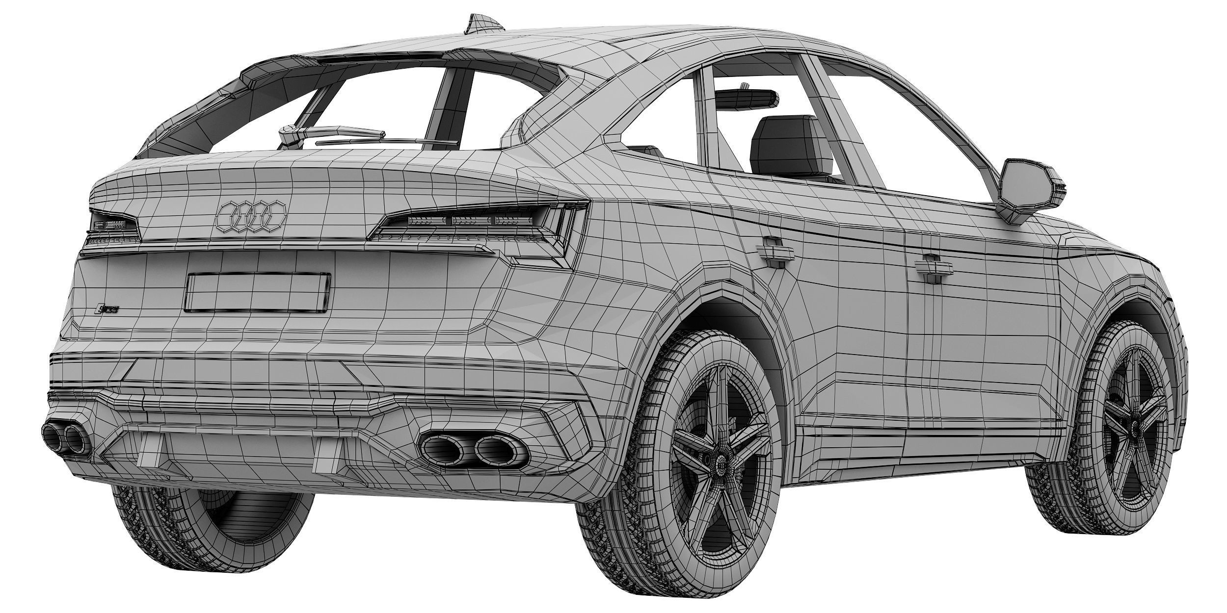 Audi SQ5 sportback 3D model_16