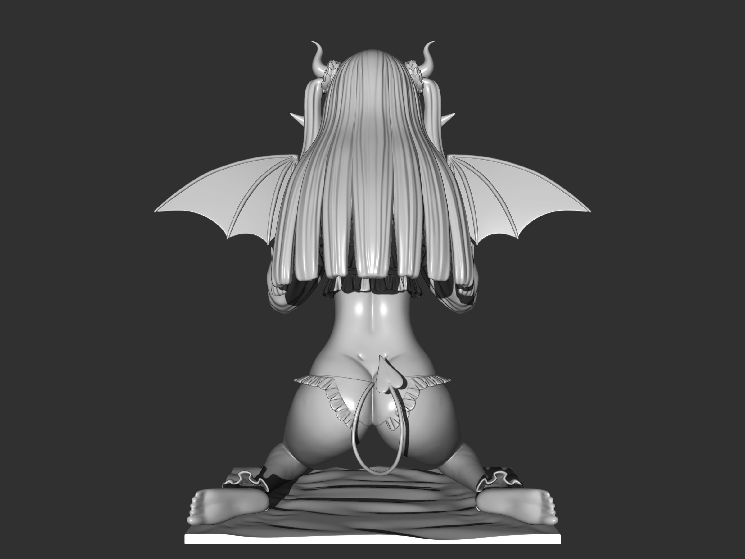 marin ryzu cosplay figure  3D print model_10