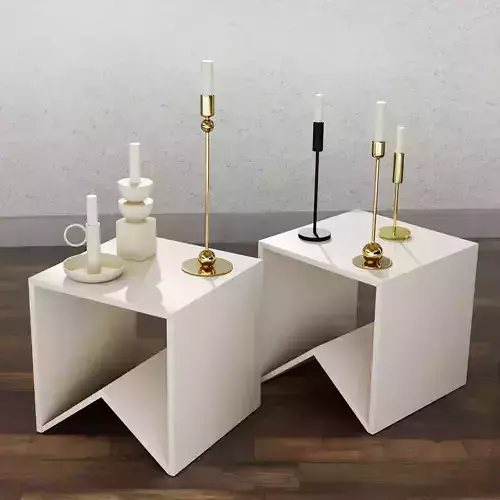 HM Candle Holder set