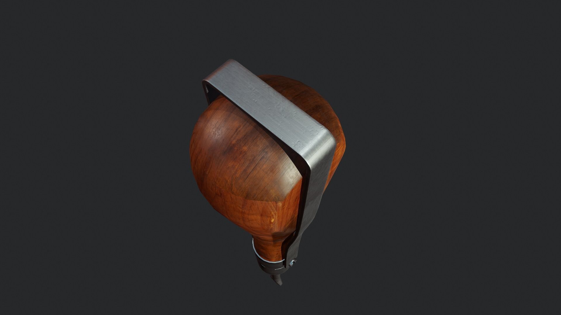 Vintage Screwdriver - Tutorial Included Low-poly 3D model_8