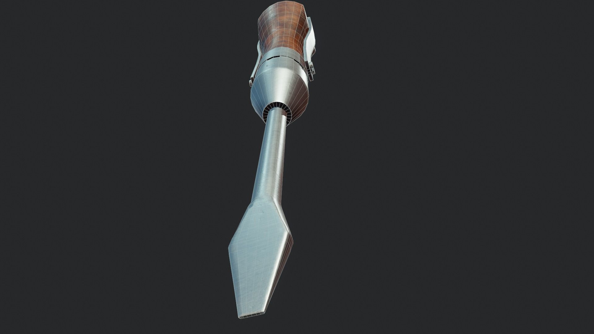 Vintage Screwdriver - Tutorial Included Low-poly 3D model_11