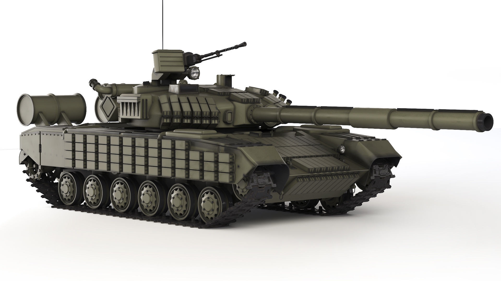 Tank T-64 BV 2017 3D model_6