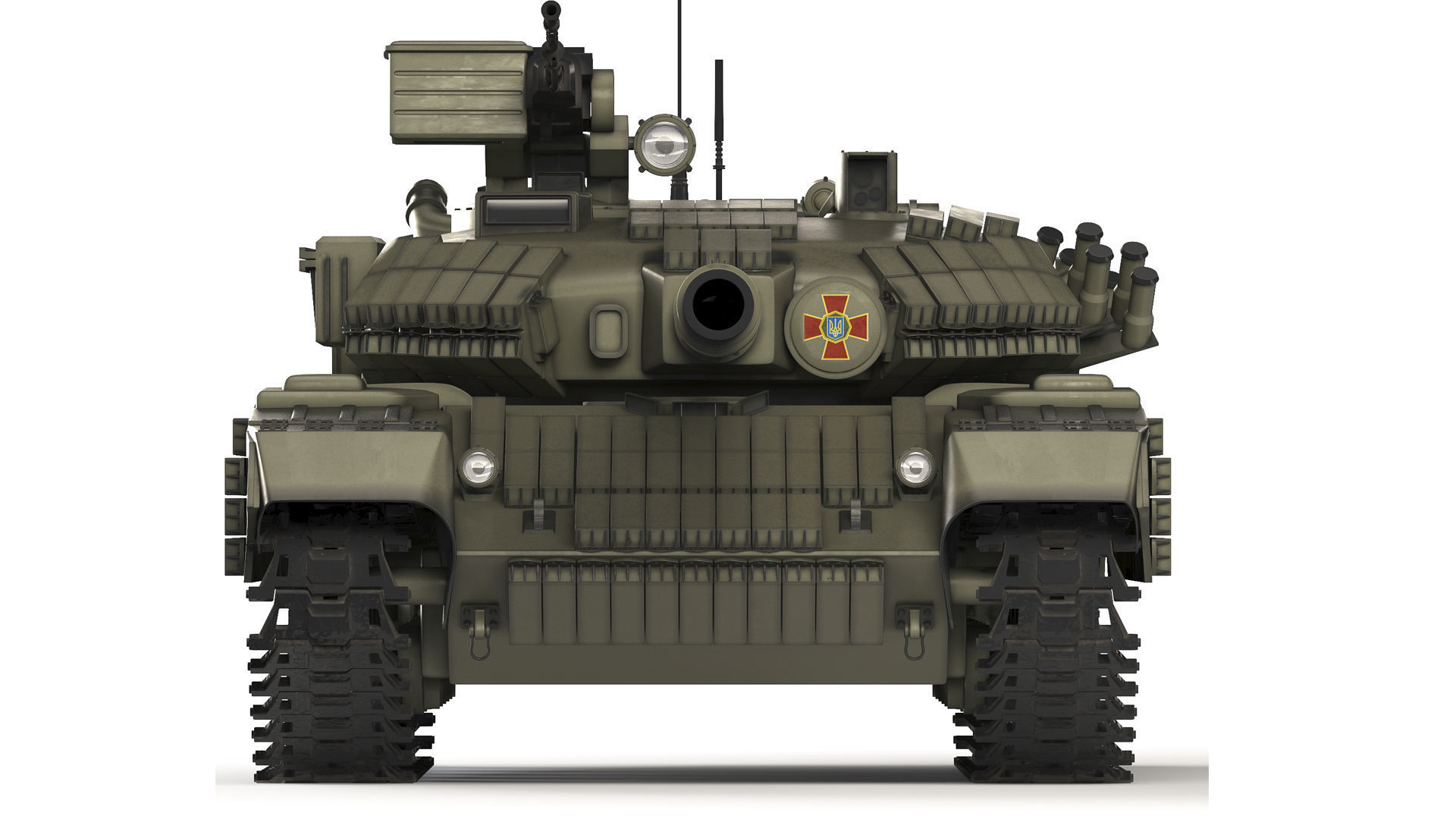 Tank T-64 BV 2017 3D model_7