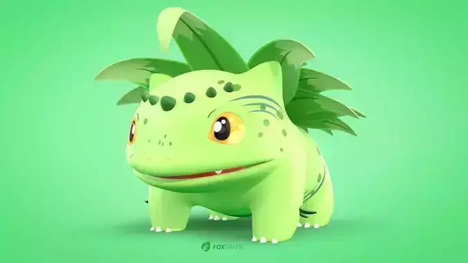 Pokemon Bulbasaur Grass Concept