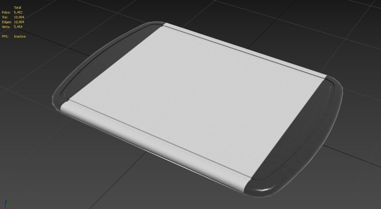 Cutting Board M4 Low-poly 3D model_16