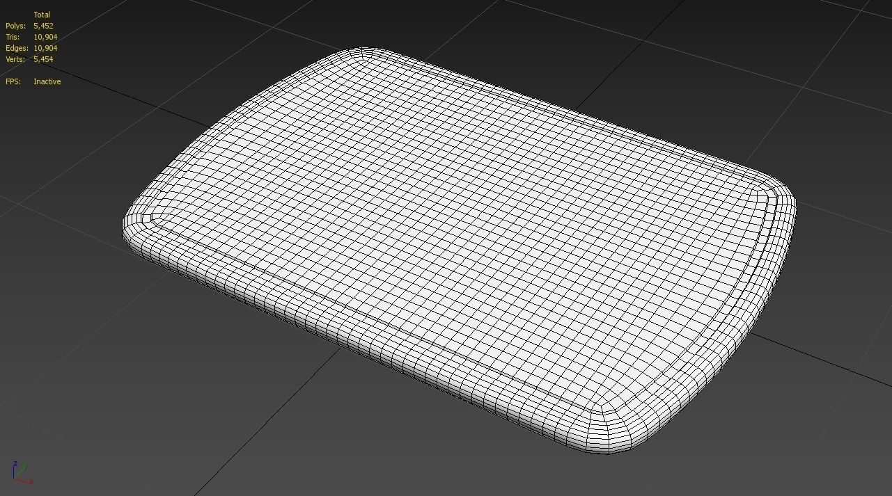 Cutting Board M4 Low-poly 3D model_31