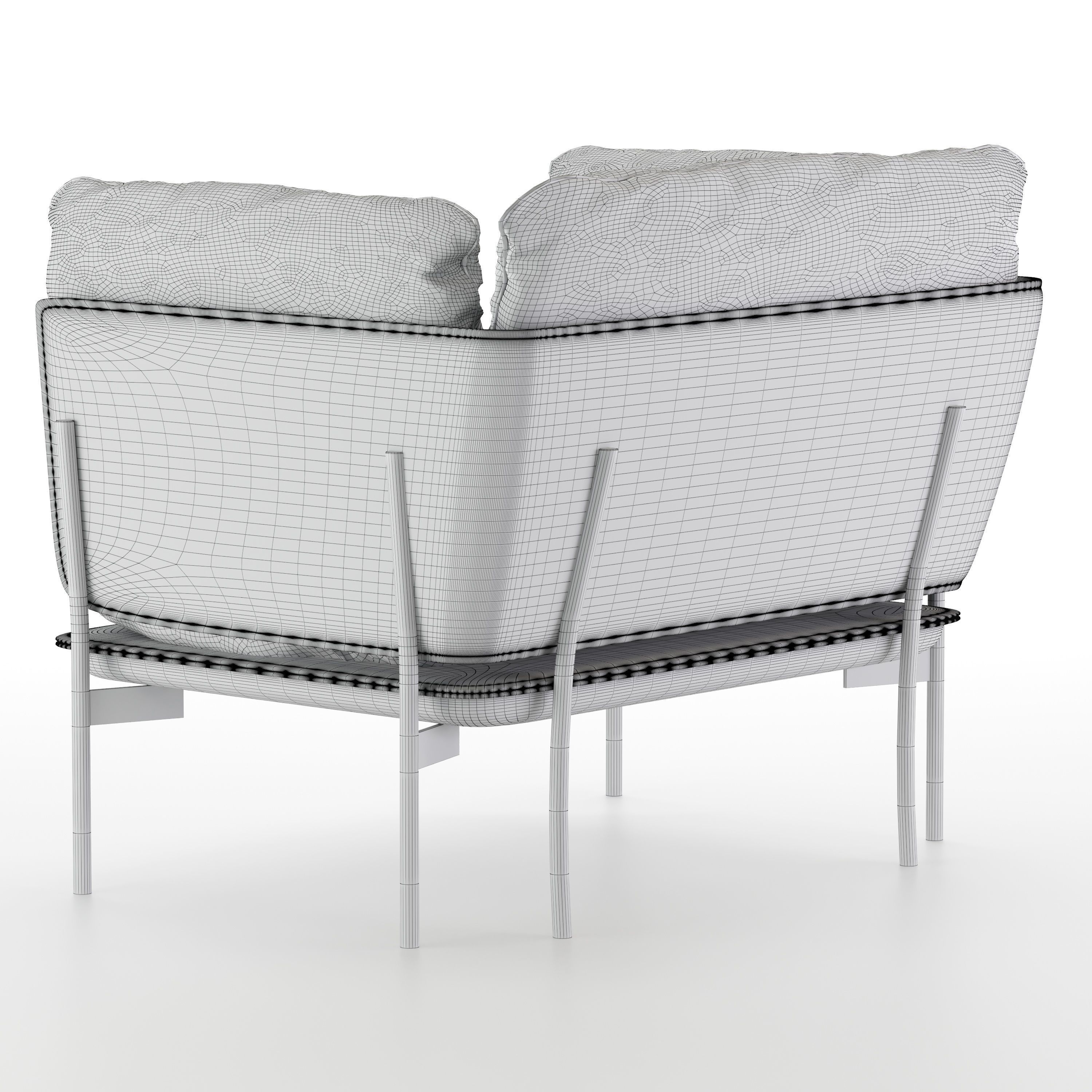 Cloud Lounge Chair 3D model_3