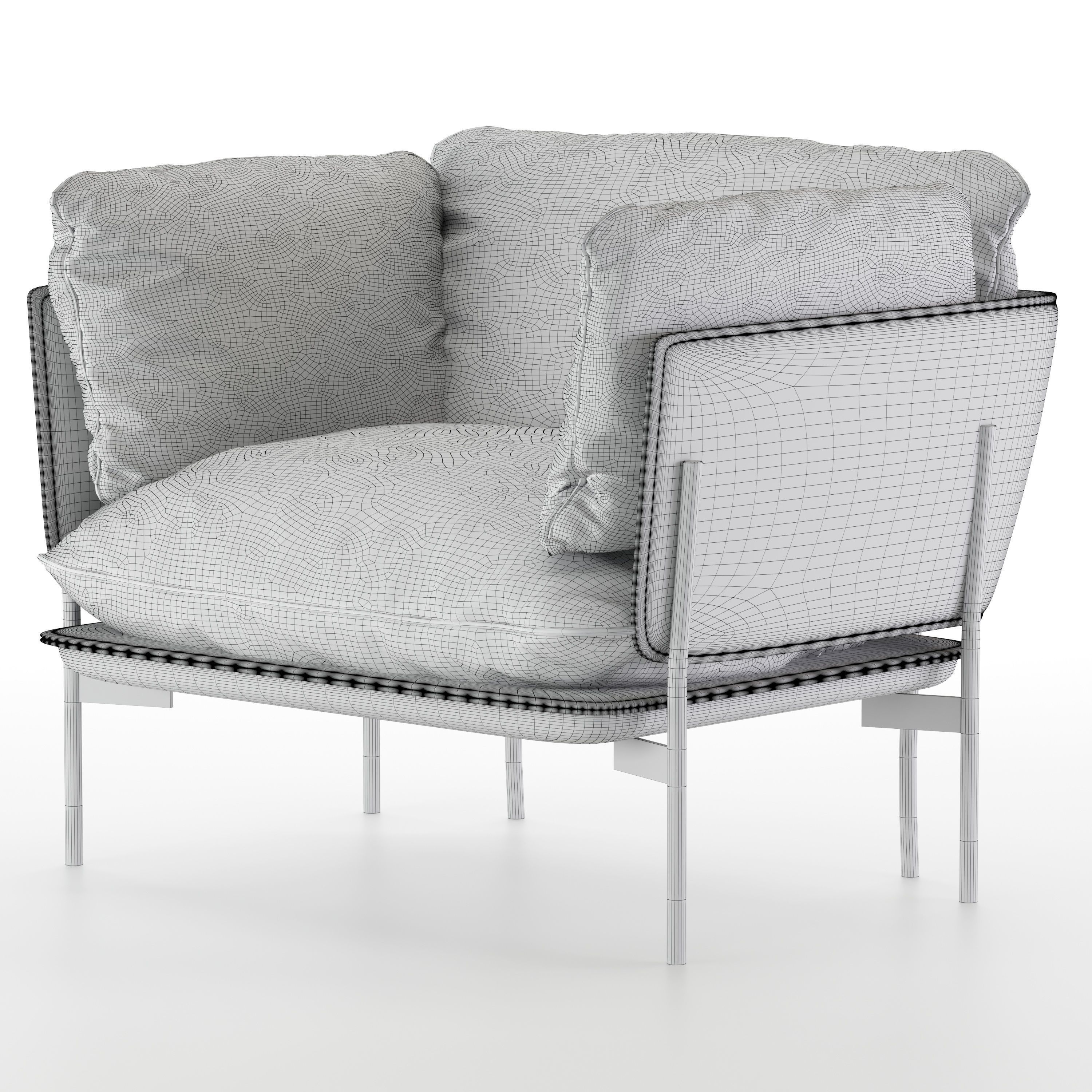 Cloud Lounge Chair 3D model_1