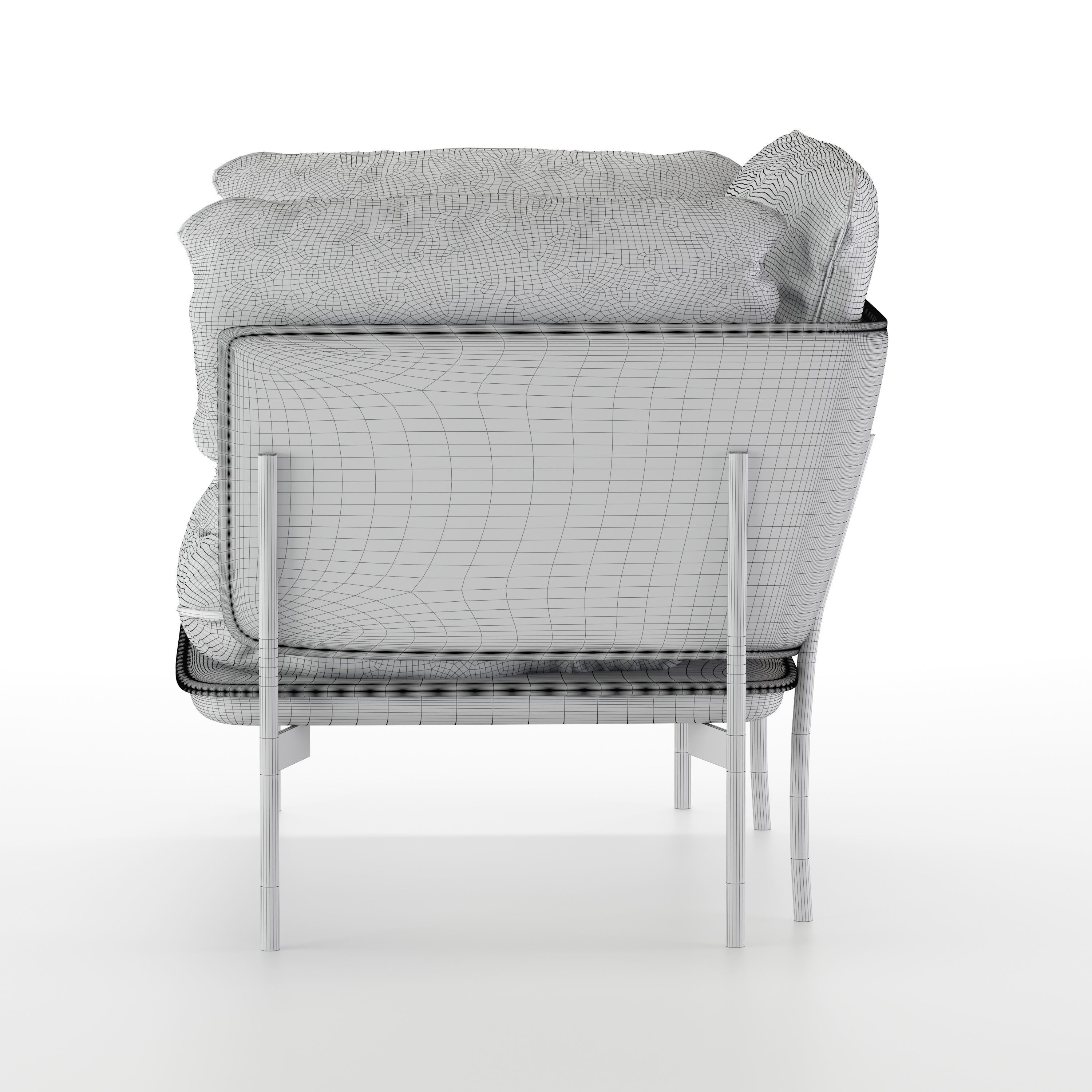 Cloud Lounge Chair 3D model_2