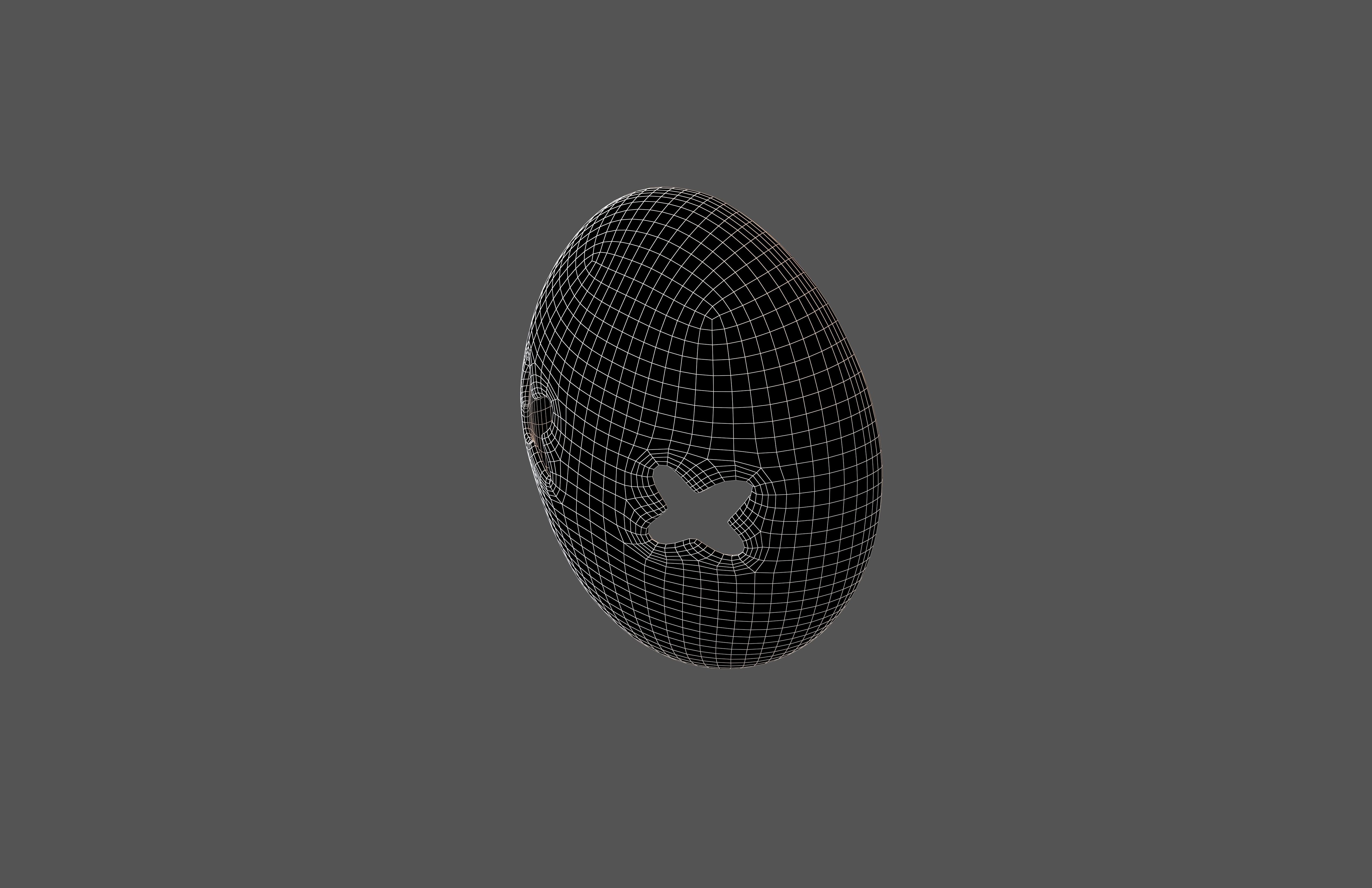 Cross Mask v1 001 Low-poly 3D model_10
