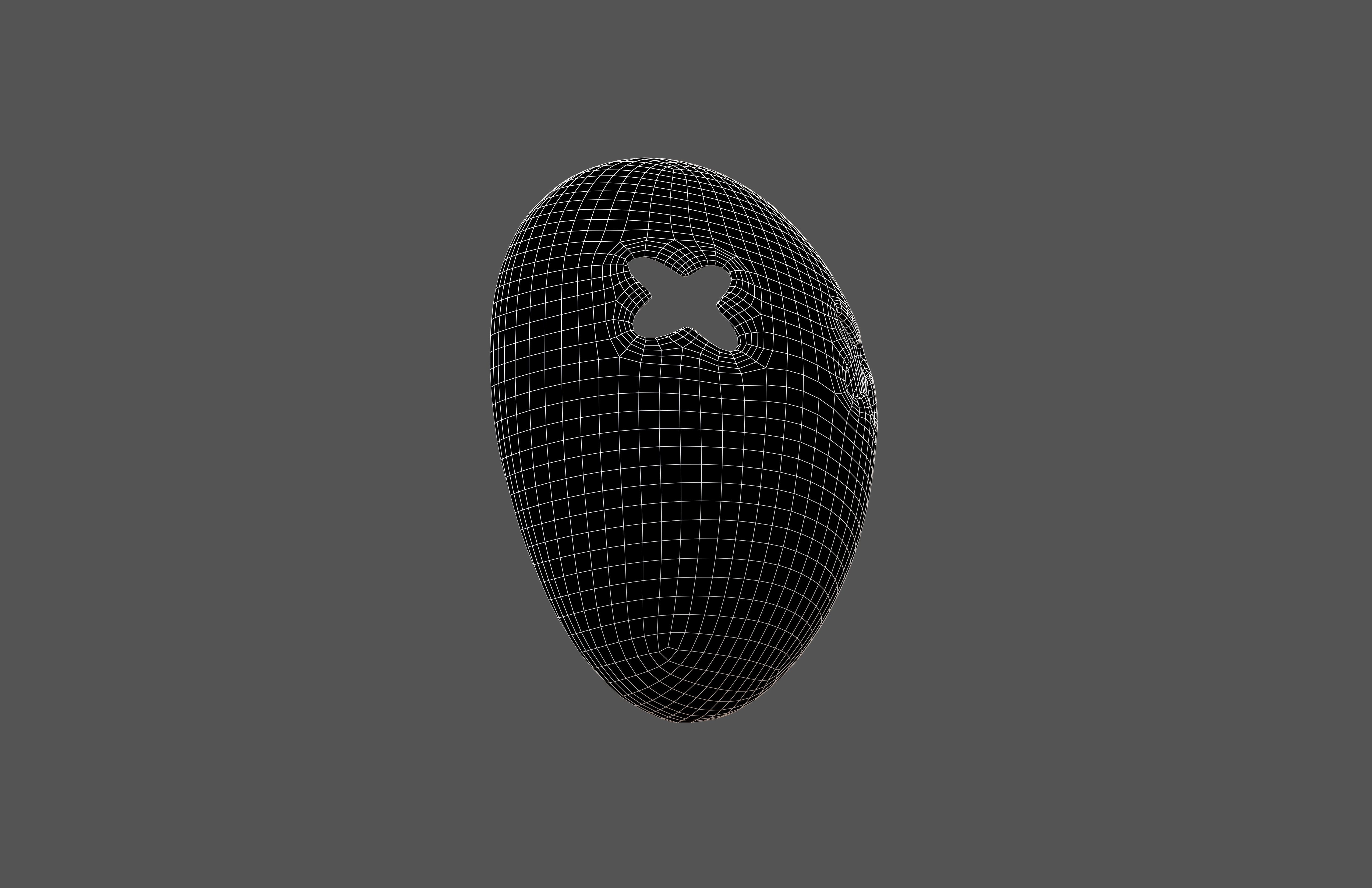 Cross Mask v1 001 Low-poly 3D model_15