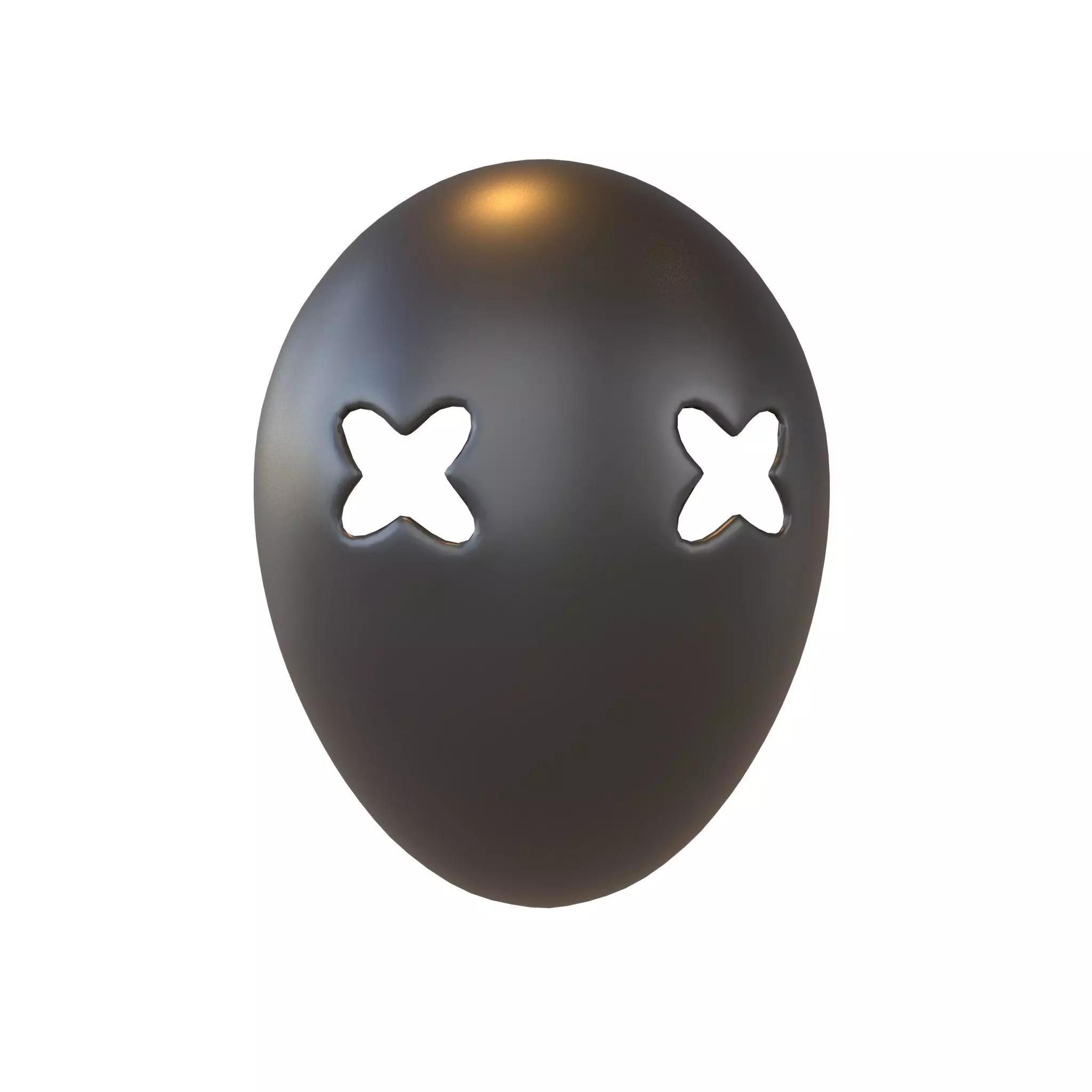 Cross Mask v1 002 Low-poly 3D model_0