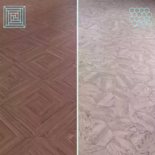 Parquet - Laminate - Wooden floor 2 in 1