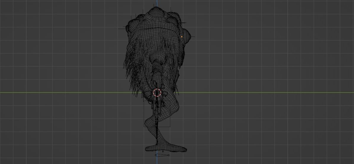 Eyemonster monster holding ball 3D model_14