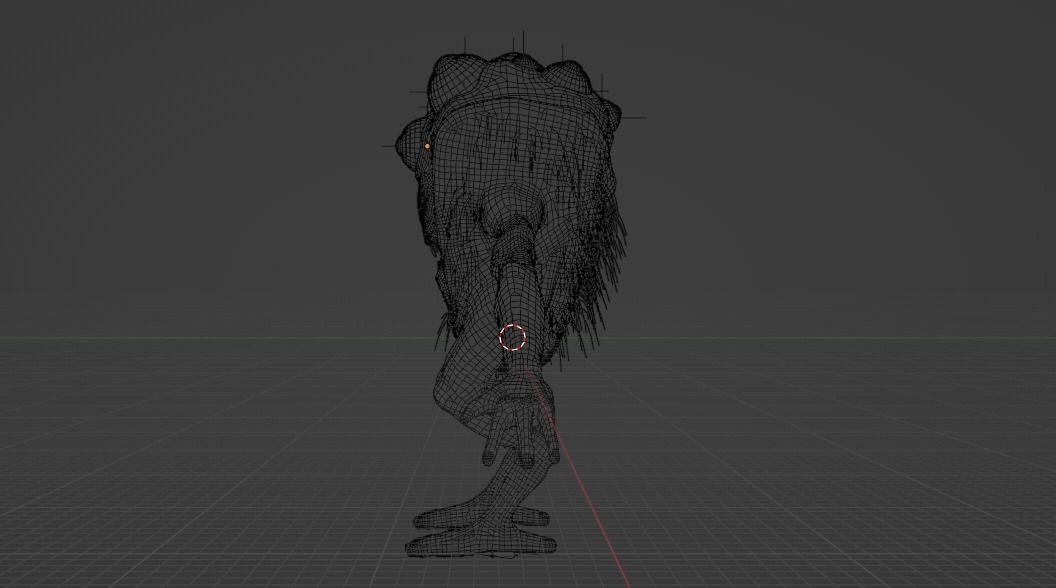 Eyemonster monster holding ball 3D model_20