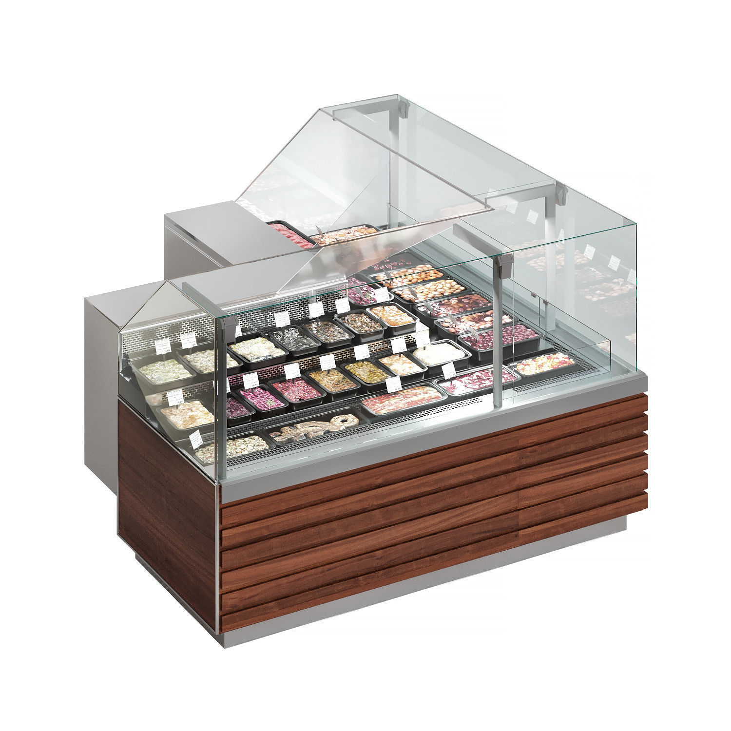 Market refrigerators 3 3D model_3