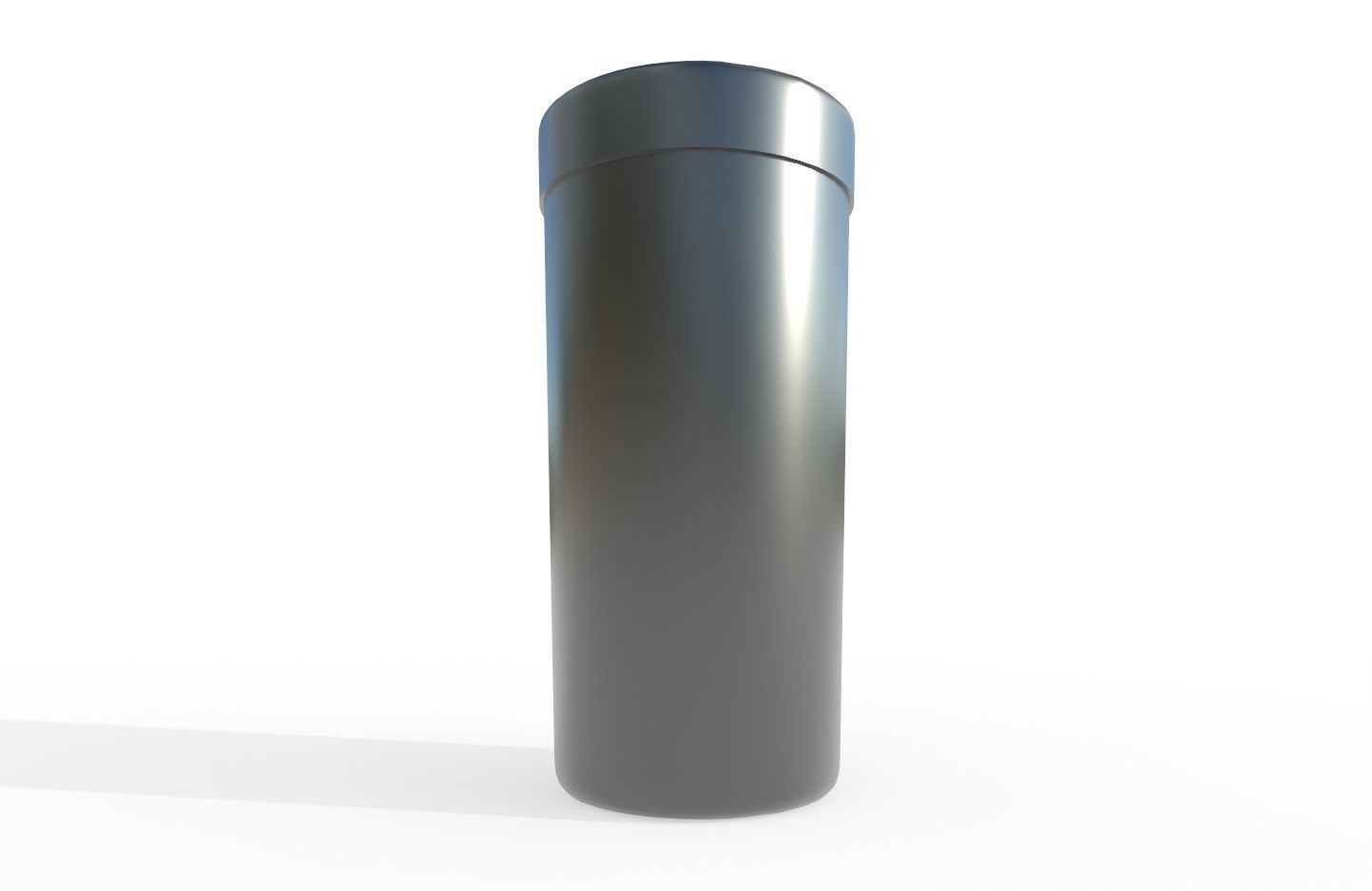 Trashcan m2 Low-poly 3D model_19