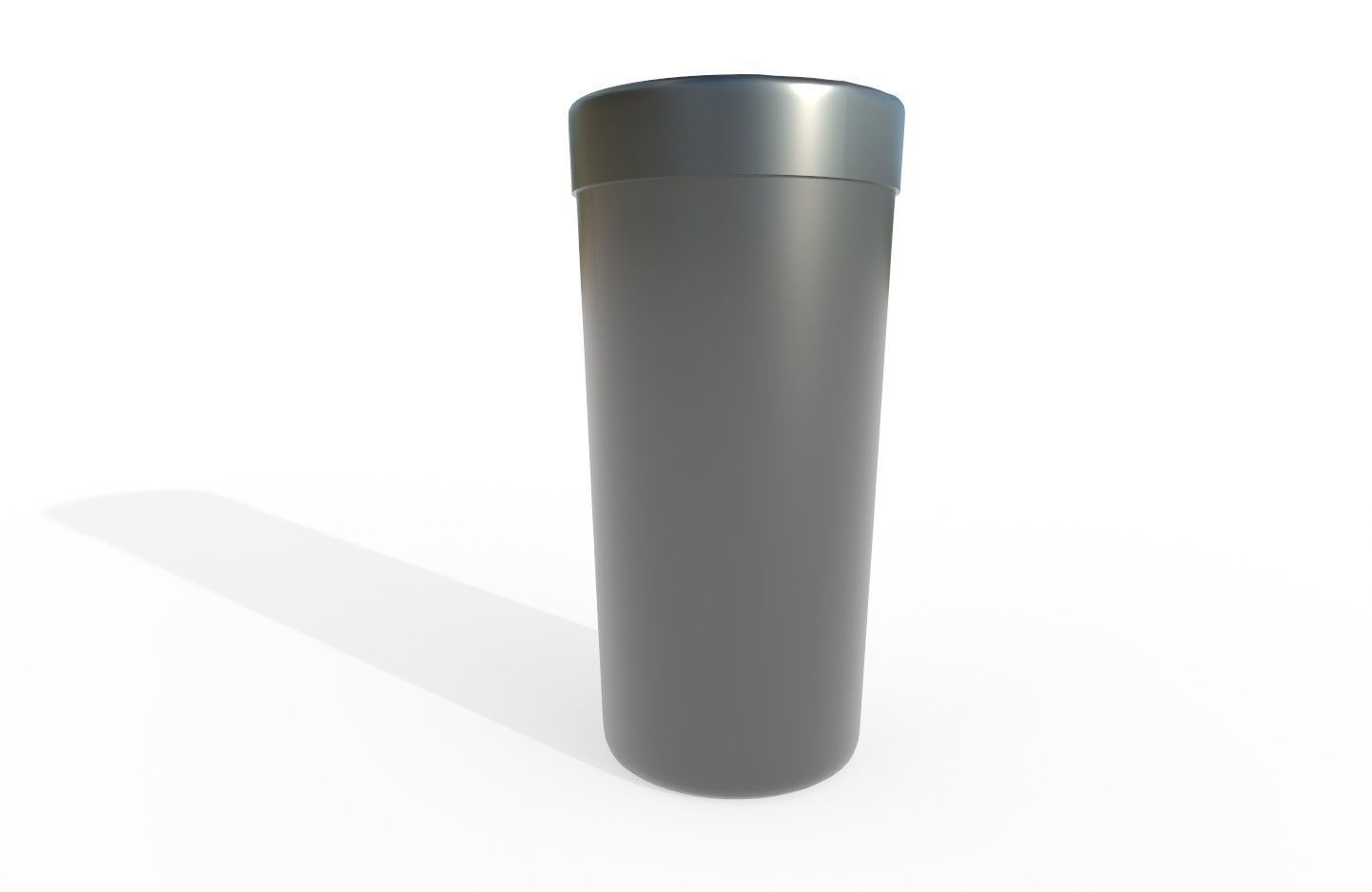 Trashcan m2 Low-poly 3D model_18
