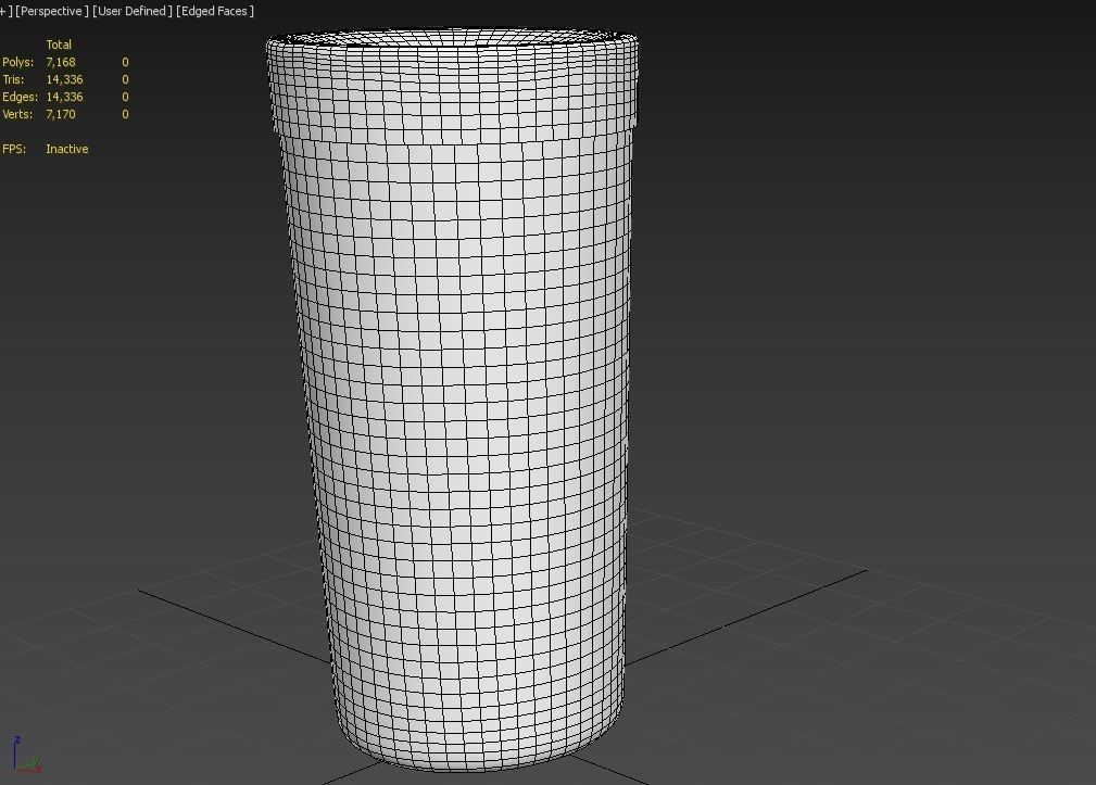 Trashcan m2 Low-poly 3D model_22