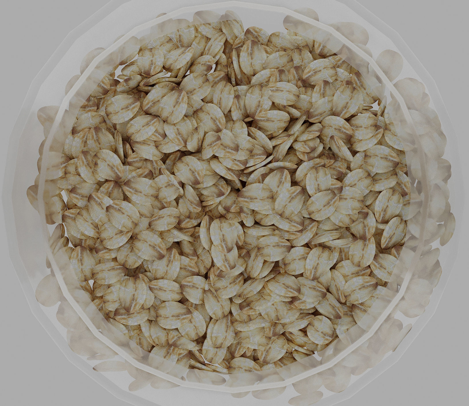 Kitchen set of jars 3D model_4