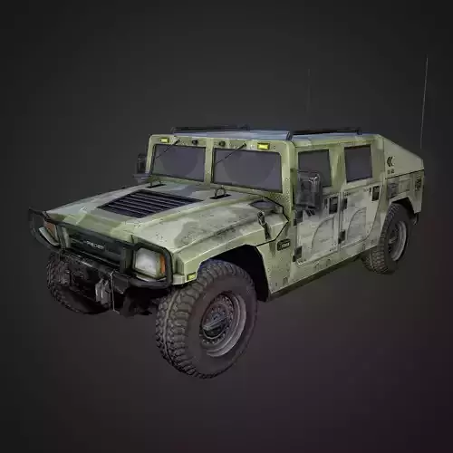 US Army Humvee HMMWV 3D model