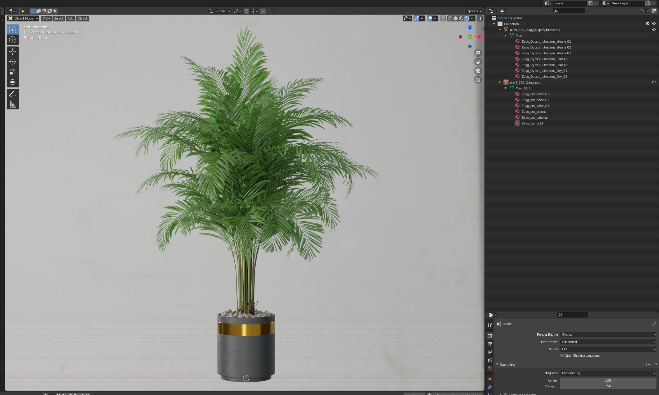 Plants collection 662 3D model_5