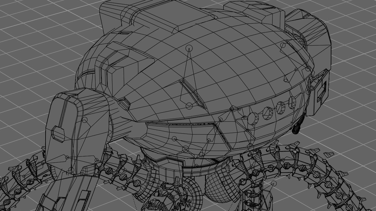 Octopus fighter rigged - animated character 3D model_26