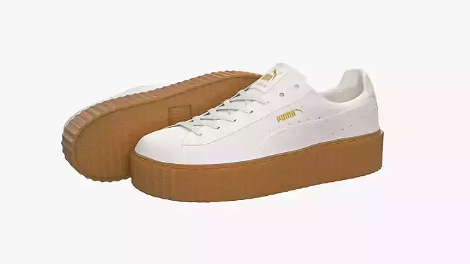 Puma x Fenty Creepers White Suede