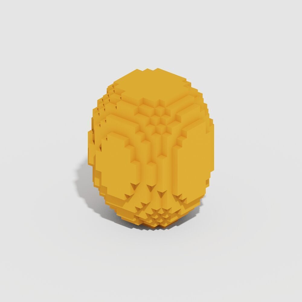 Voxel Food Pack 117 Items Low-poly 3D model_69