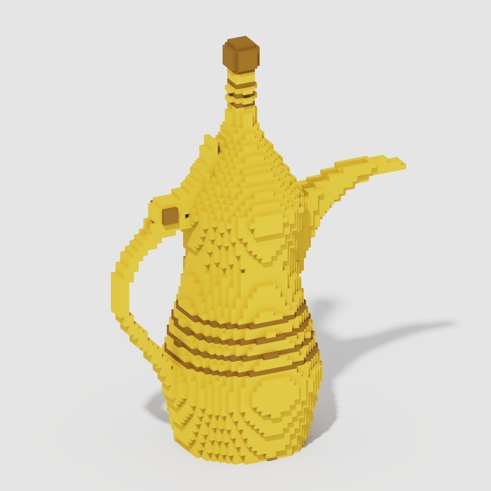 Voxel Food Pack 117 Items Low-poly 3D model_63