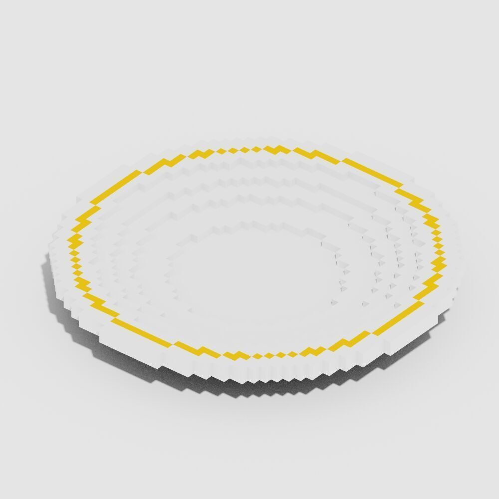 Voxel Food Pack 117 Items Low-poly 3D model_17