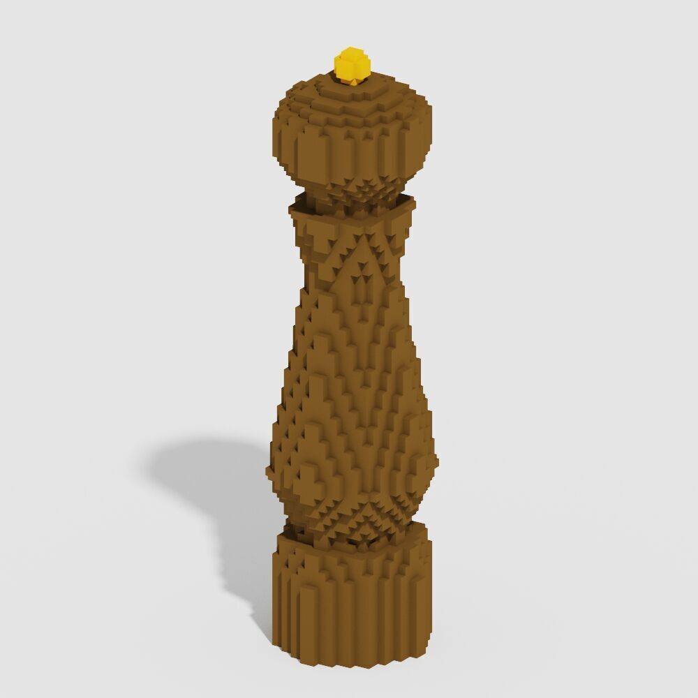 Voxel Food Pack 117 Items Low-poly 3D model_92