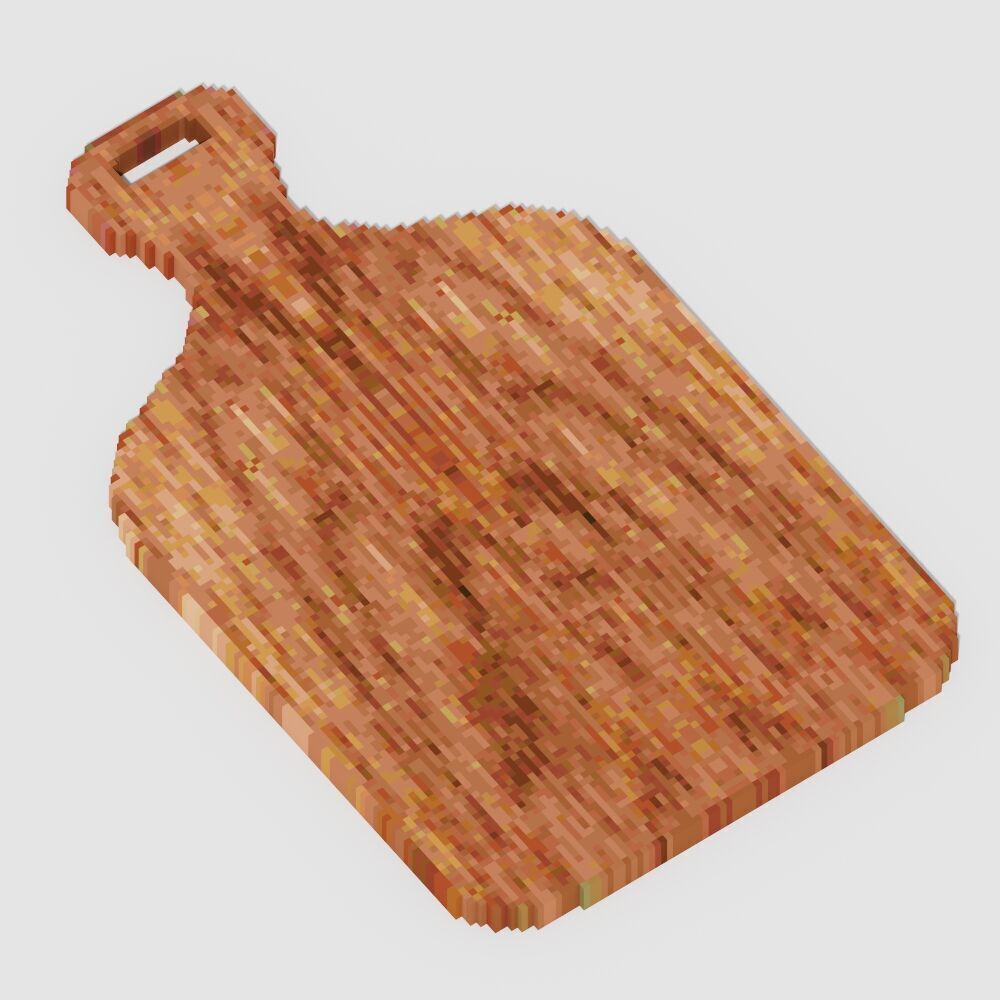 Voxel Food Pack 117 Items Low-poly 3D model_62