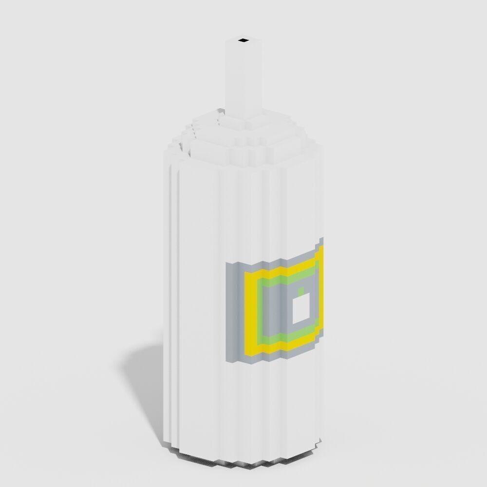 Voxel Food Pack 117 Items Low-poly 3D model_97