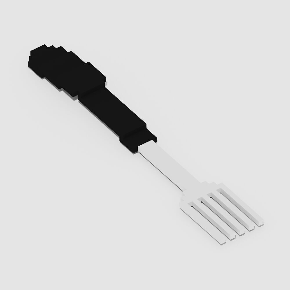 Voxel Food Pack 117 Items Low-poly 3D model_51