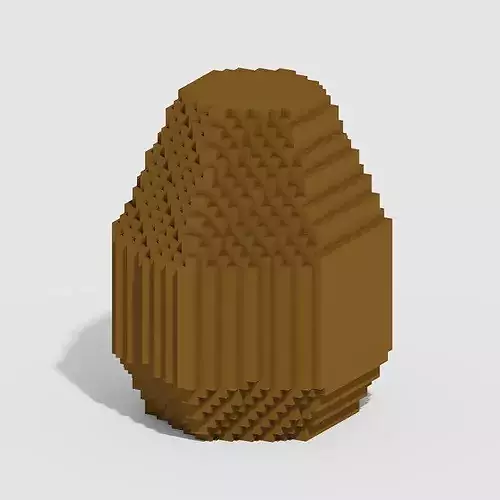 Voxel Food Pack 117 Items Low-poly 3D model 5