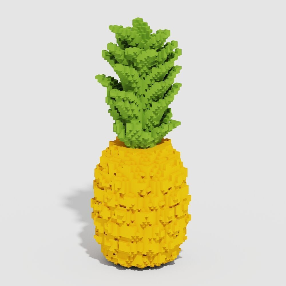 Voxel Food Pack 117 Items Low-poly 3D model_89