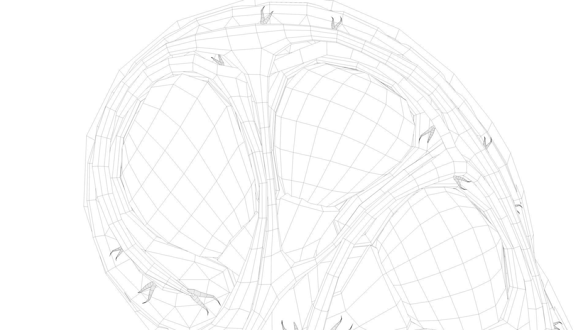 Kidney Anatomy Low-poly 3D model_16