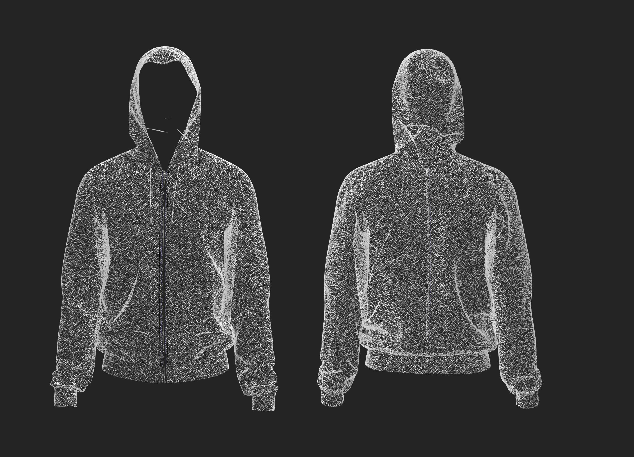 Hoodie Sweat Free 3D model_15
