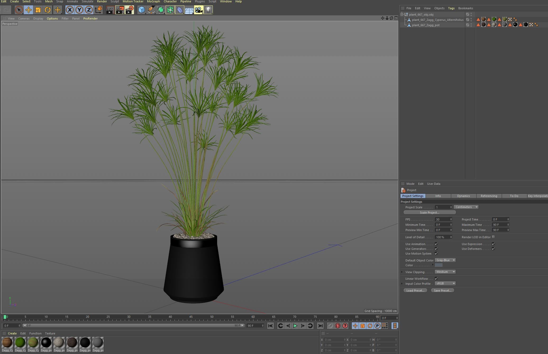 Plants collection 667 3D model_6