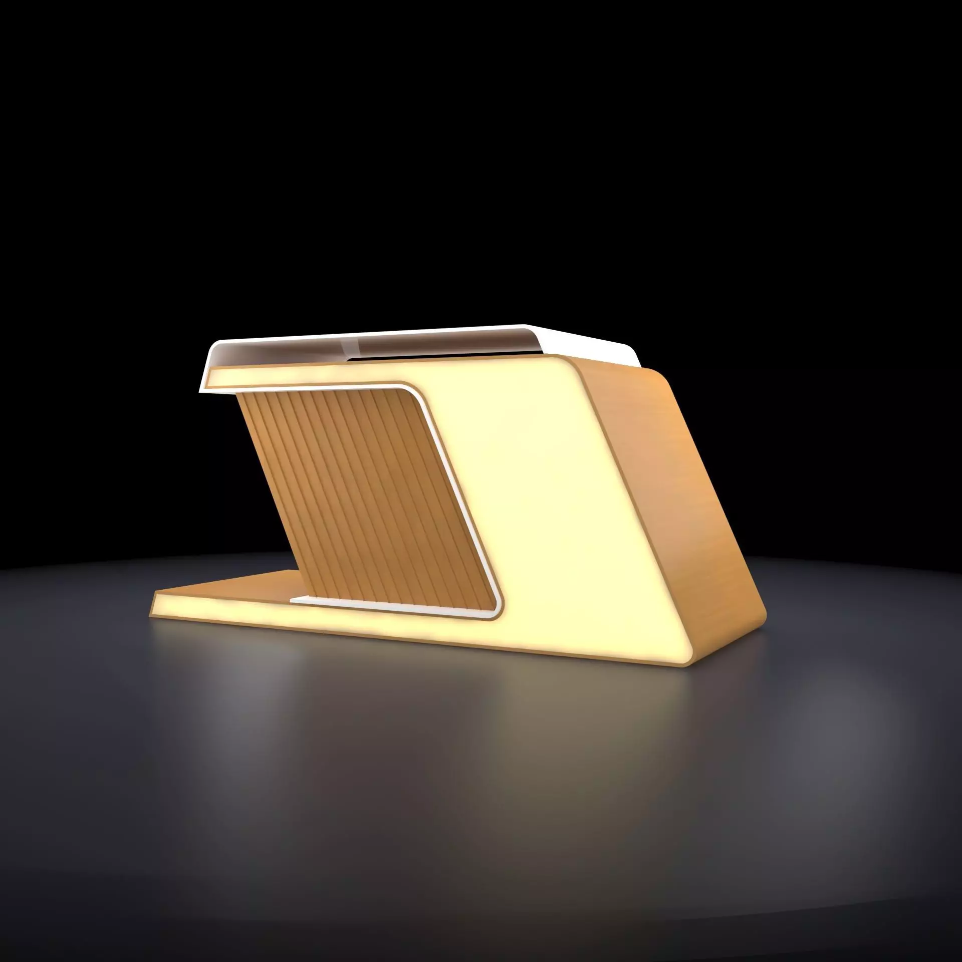 Studio Desk 3D model_0