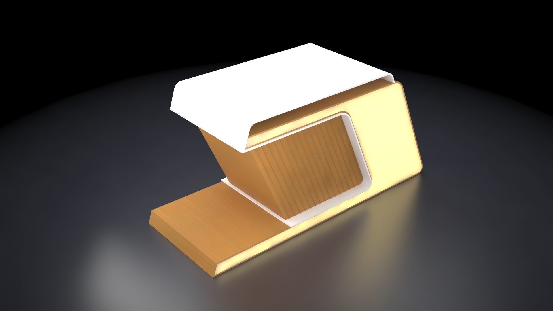 Studio Desk 3D model_3