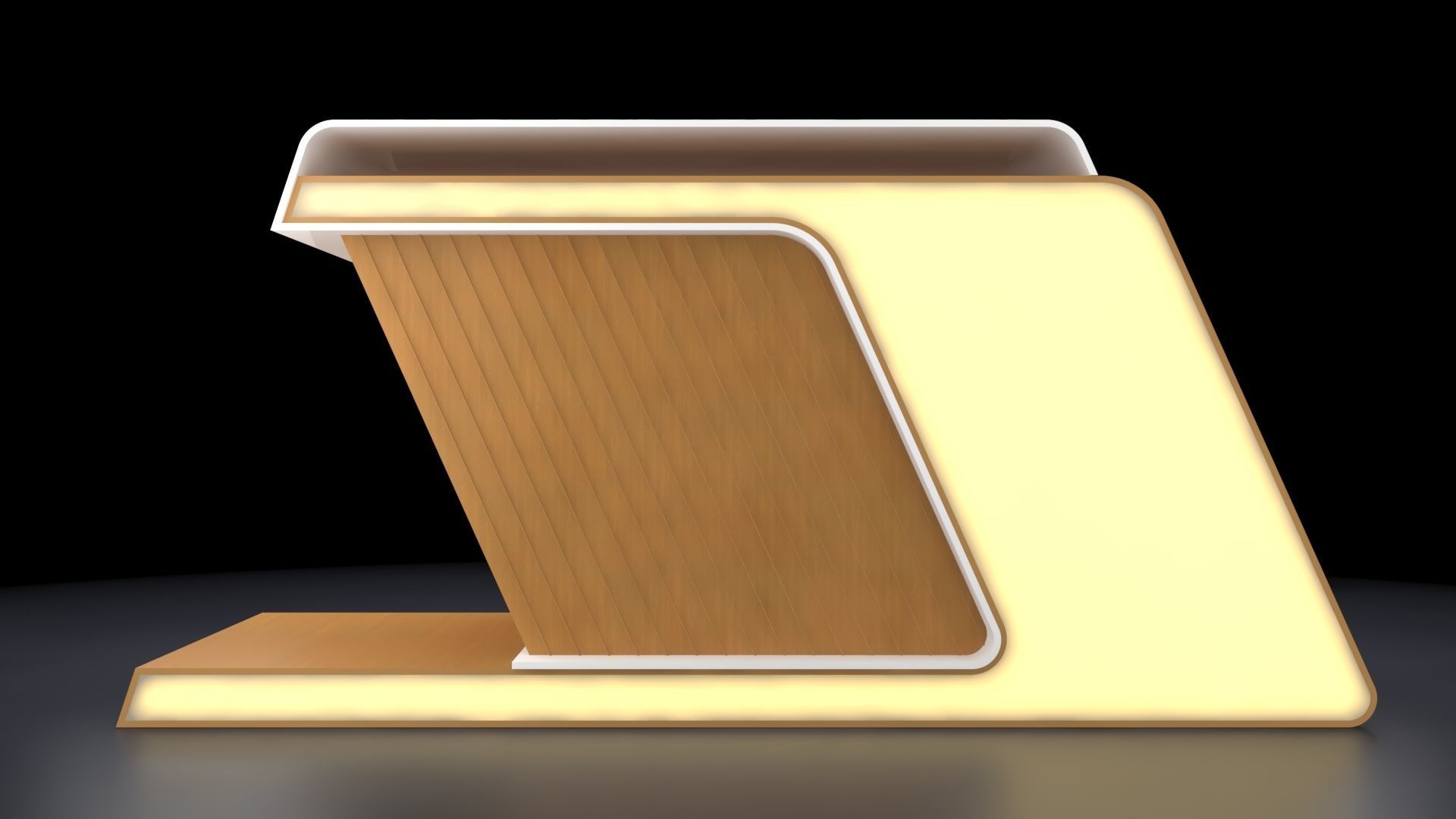 Studio Desk 3D model_4