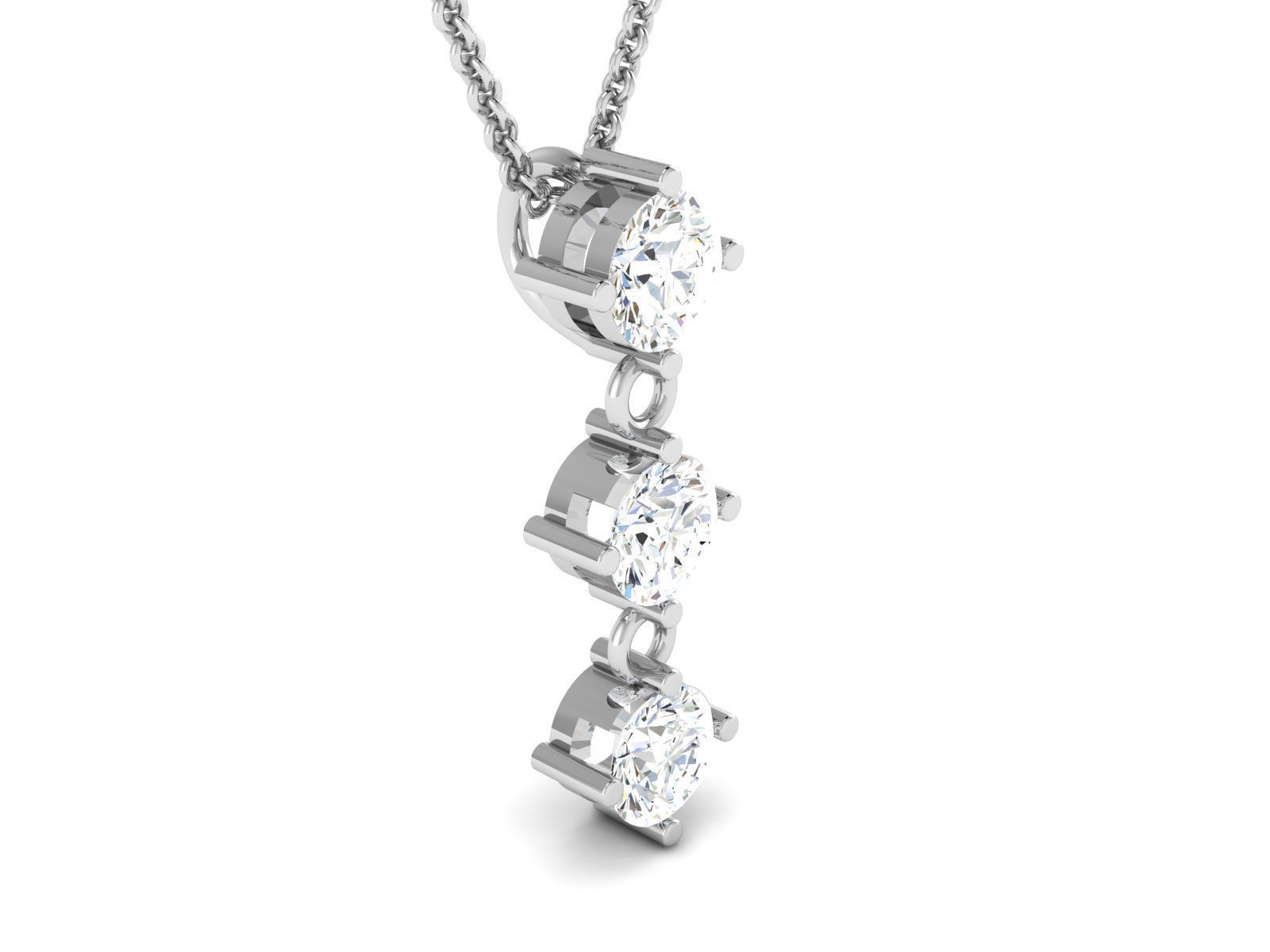 Women pendant 3D print model_1