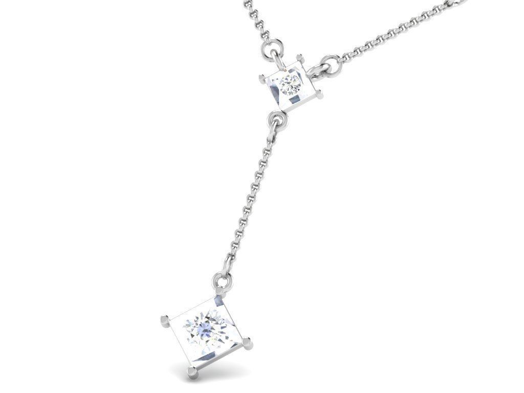 Women pendant 3D print model_4