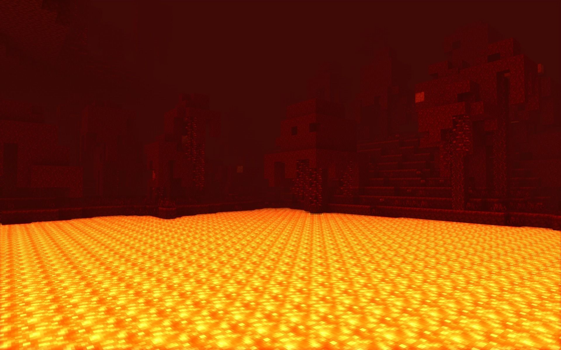 Nether Minecraft Low-poly 3D model_3