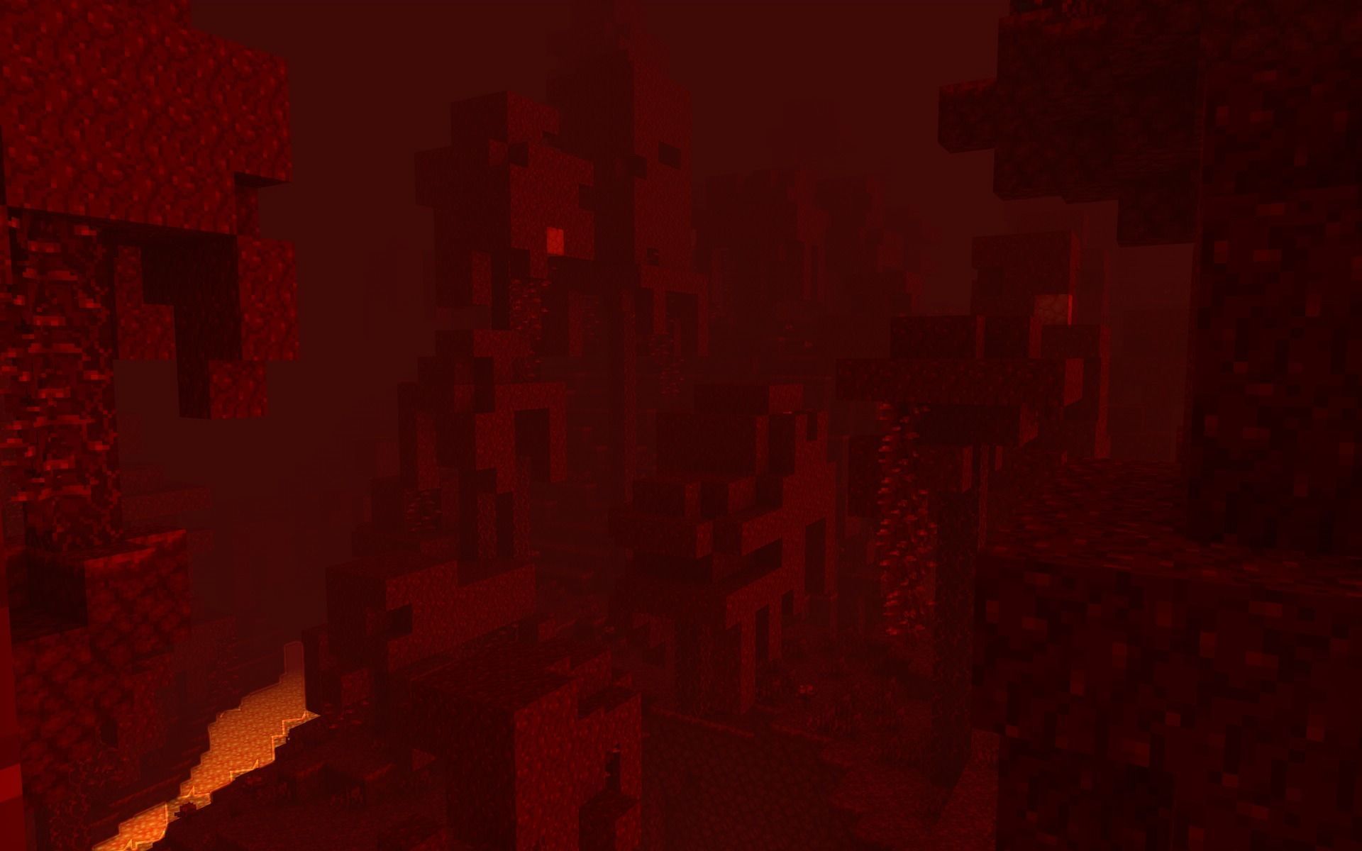 Nether Minecraft Low-poly 3D model_2