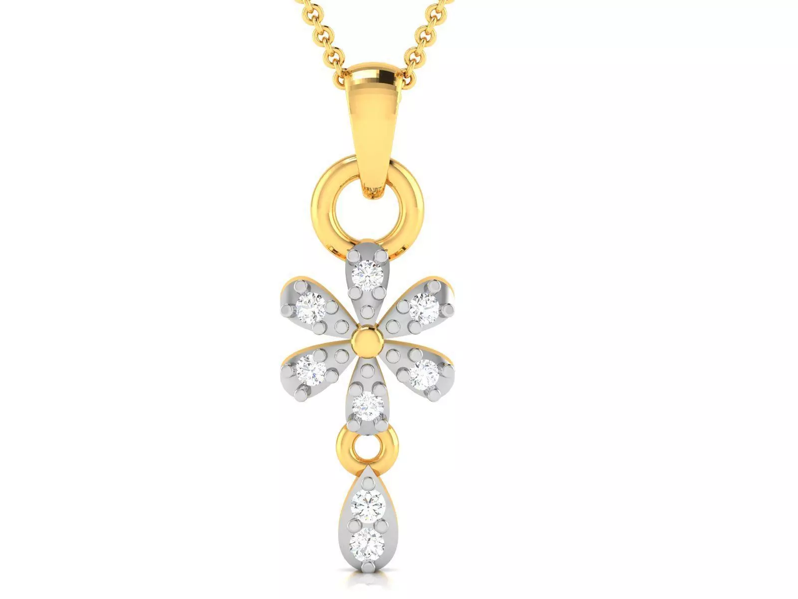 Women pendant 3D print model_0